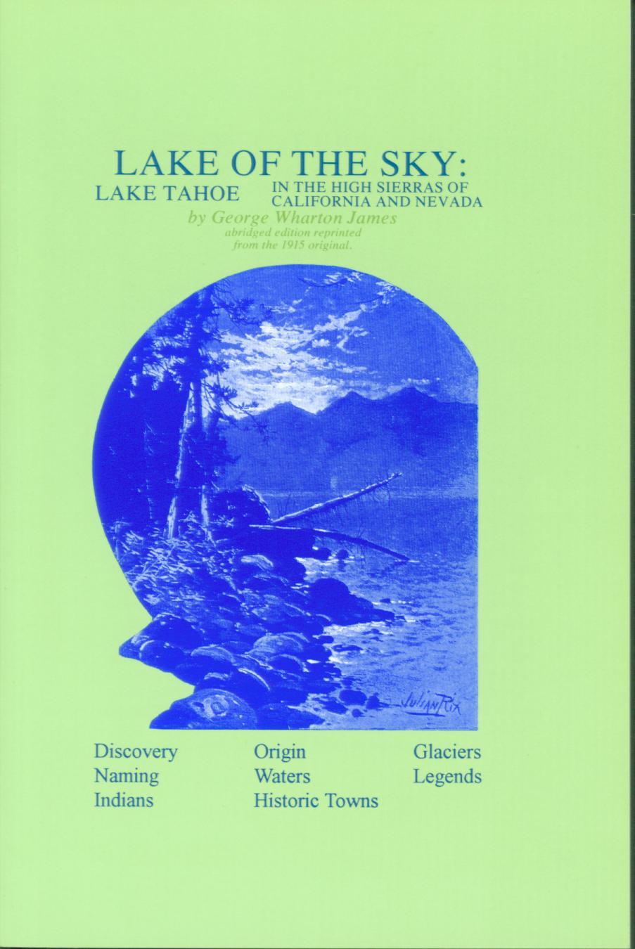 Lake of the Sky: Lake Tahoe in the High Sierras of California and Nevada. vist0038 front cover